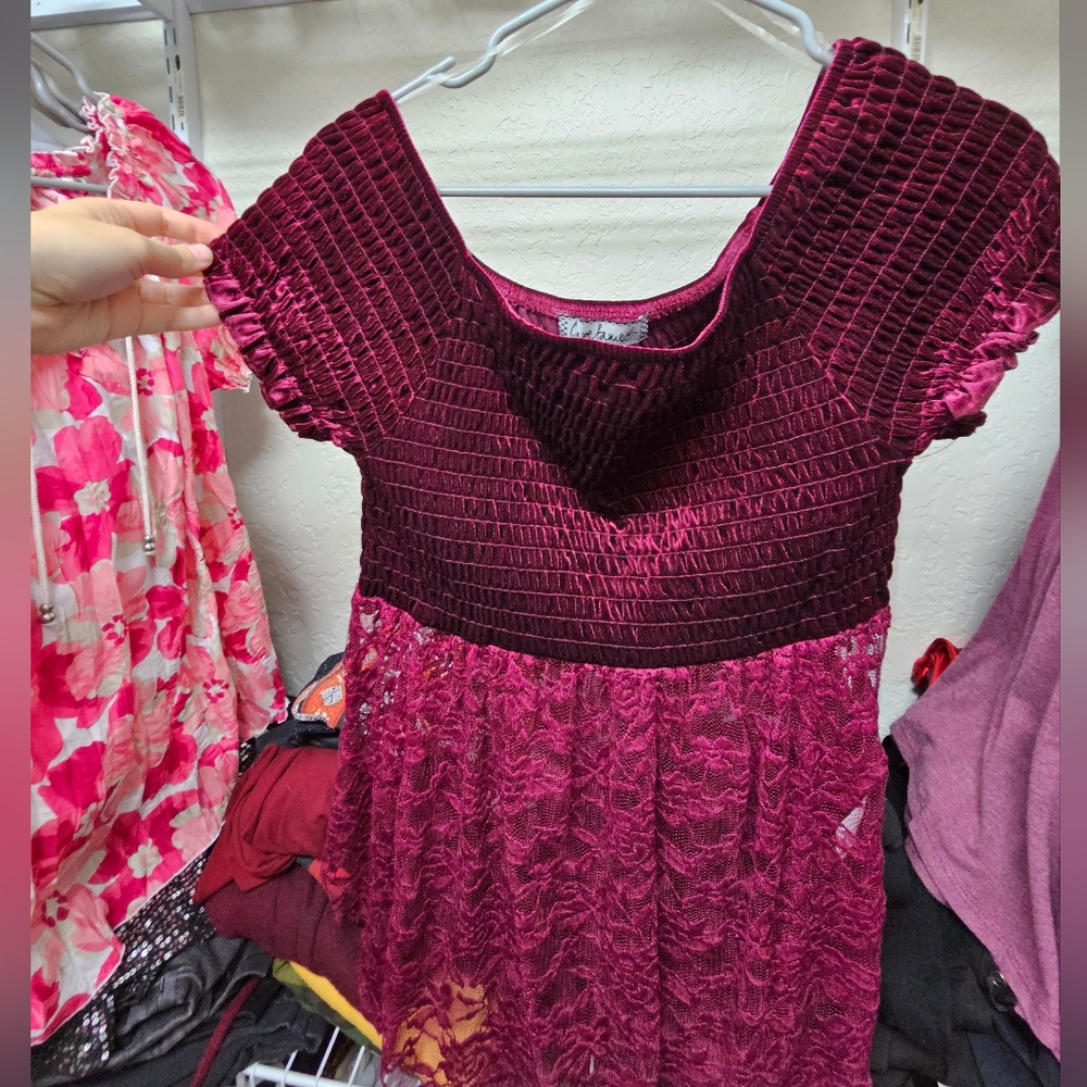 Almost Famous Burgundy Top